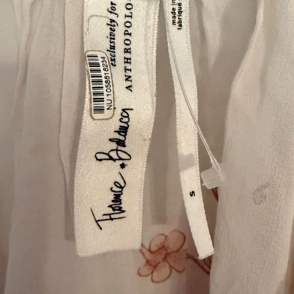 Anthropologie x Florence Balducci Delicate Pintuck Blouse - Picture 4 of 5